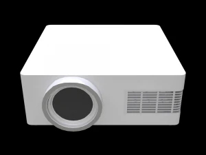 교실 프로젝터 2 3D 모델