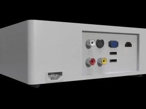 교실 프로젝터 2 3D 모델