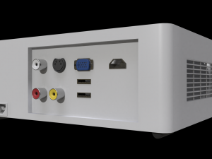 classroom projector 2 3D-Modell