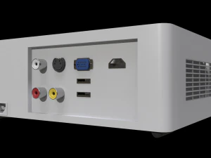 교실 프로젝터 2 3D 모델