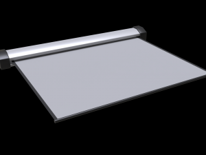 classroom projector screen set Model 3D