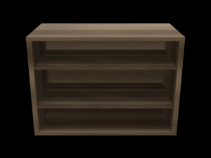 classroom bookshelf 3D 모델