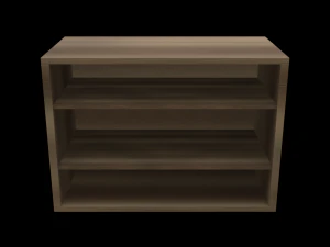 classroom bookshelf 3D Model
