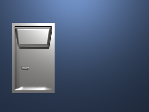 school locker set Model 3D