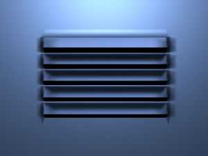 school locker set Model 3D