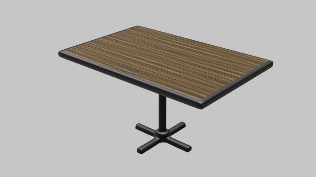 restaurant regular table 3D मॉडल .c4d .max .obj .3ds .fbx .stl .blend 