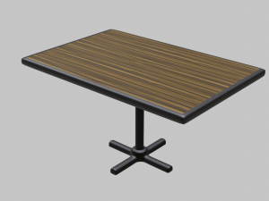 restaurant regular table 3Dモデル