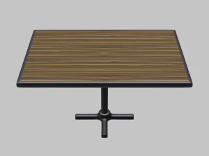 restaurant regular table 3D Model