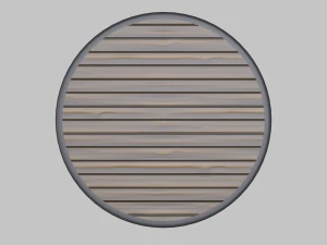 restaurant circular table 3D Model