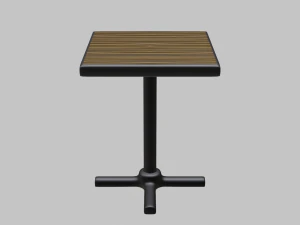 restaurant single table 3D Model