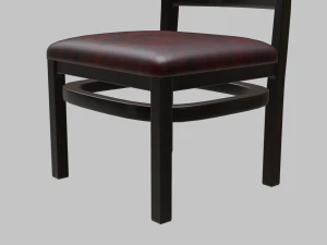restaurant dining chair 1 3D Model