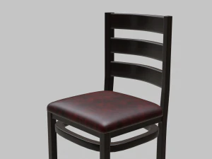 restaurant dining chair 1 3D Model