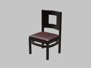 餐厅餐椅2 3D 模型
