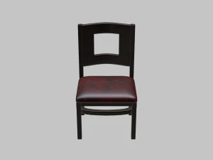 restaurant dining chair 2 3D Model