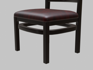 restaurant dining chair 2 3D मॉडल
