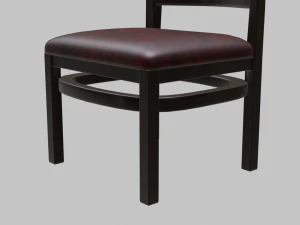 restaurant dining chair 2 3D Model