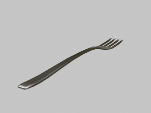 restaurant silverware set 3D मॉडल