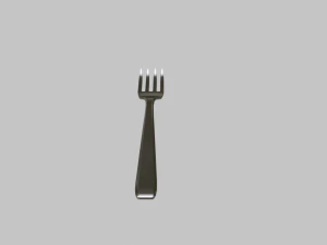 restaurant silverware set 3D Model