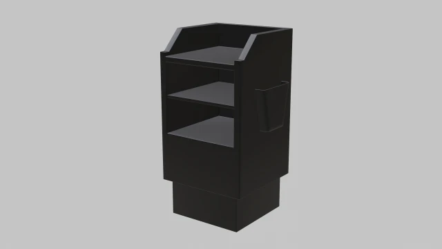 restaurant hostess stand 3D Model .c4d .max .obj .3ds .fbx .stl .blend 