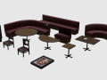 restaurant asset pack 3D मॉडल