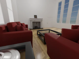 living room asset pack 3D Model
