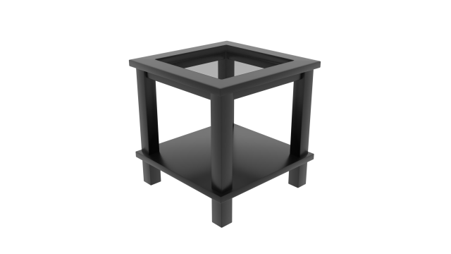 living room side table 3D Модель .c4d .max .obj .3ds .fbx .stl .blend 