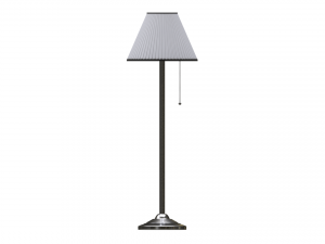living room tall lamp 3D Model