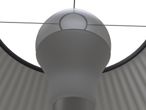 living room tall lamp Modèle 3D