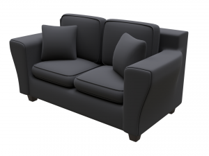 living room love seat sofa Modèle 3D