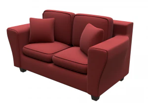living room love seat sofa 3D Model