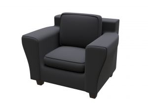 living room sofa chair Modelo 3D