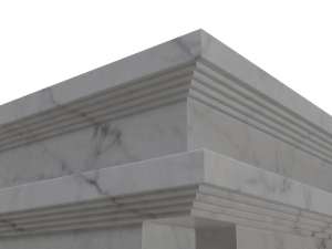 living room fireplace Modelo 3D