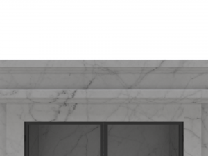 living room fireplace Modelo 3D