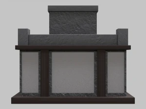 small stone village house 3D Model