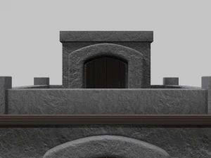small stone village house 3D Model