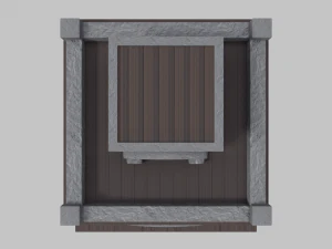 small stone village house 3D Model