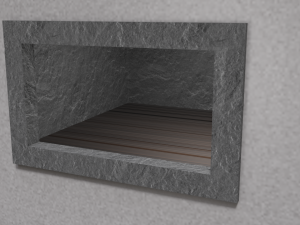 small stone village house Modelo 3D