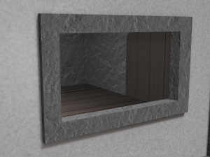 small stone village house Modelo 3D