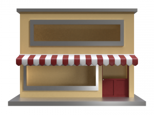 small pop up shop 3D Модель