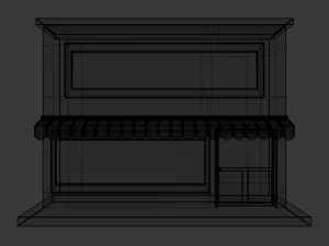 small pop up shop 3D Model