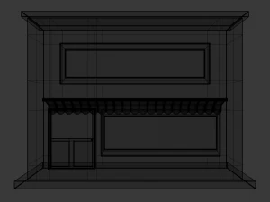 small pop up shop 3D Model