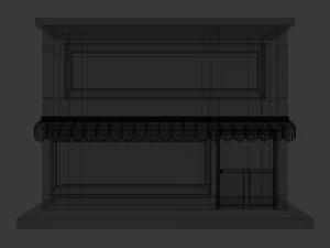 small pop up shop 3D Model