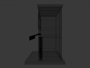 small pop up shop 3D Модель
