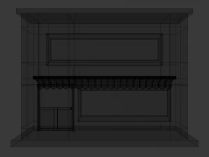 small pop up shop 3D Model