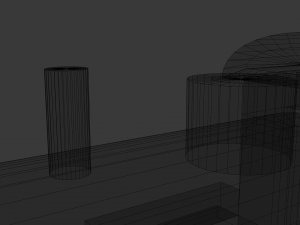 low poly wooden toy train Modello 3D