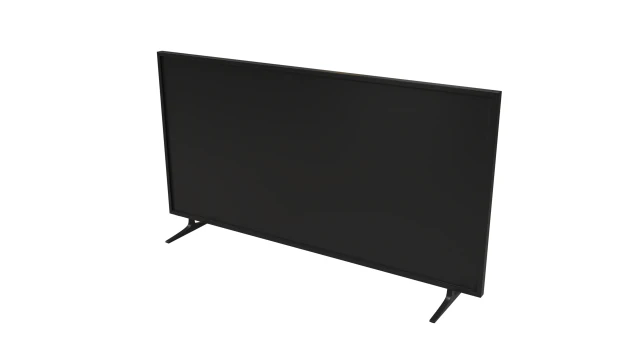 generic high-poly flat screen tv 3D Model .c4d .max .obj .3ds .fbx .stl .blend 