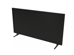 generic high-poly flat screen tv 3D Model