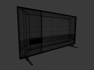 generic high-poly flat screen tv Modello 3D
