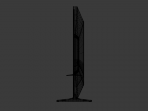 generic high-poly flat screen tv Modello 3D