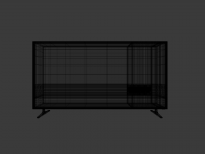 generic high-poly flat screen tv Modello 3D